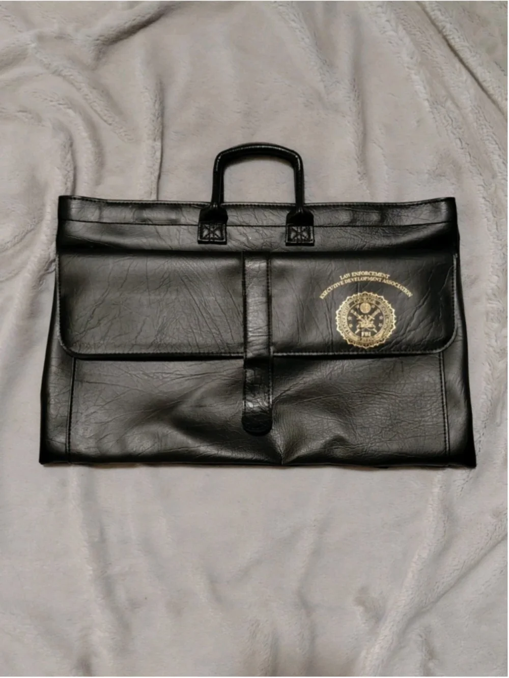 FBI LEEDA Vintage Black Breif Case Costume Cosplay Memorabilia 18
